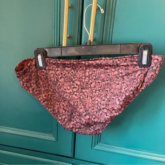 Athleta Swim Suit Tankini Set Brown Camo Leopard Sz Medium - Picture 5 of 6